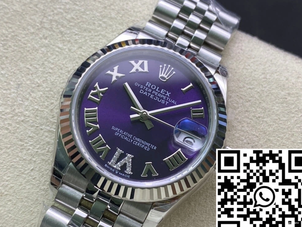 Rolex Purple 31MM Datejust Factory Dial M178274-0088 EW 0911